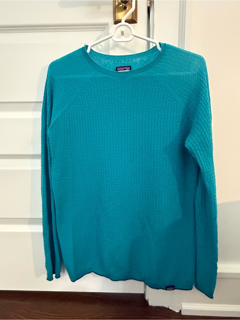 Patagonia Teal Crewneck Sweater